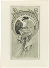 ALPHONSE MUCHA (1860-1939). DOCUMENTS DECORATIFS. Portfolio with 72 plates. 1902. Each plate approximately 18x13 inches, 45x33 cm. Emil